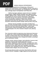 Farmasi Sebagai Enterpreneur Rio
