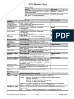 SQL Befehlsliste