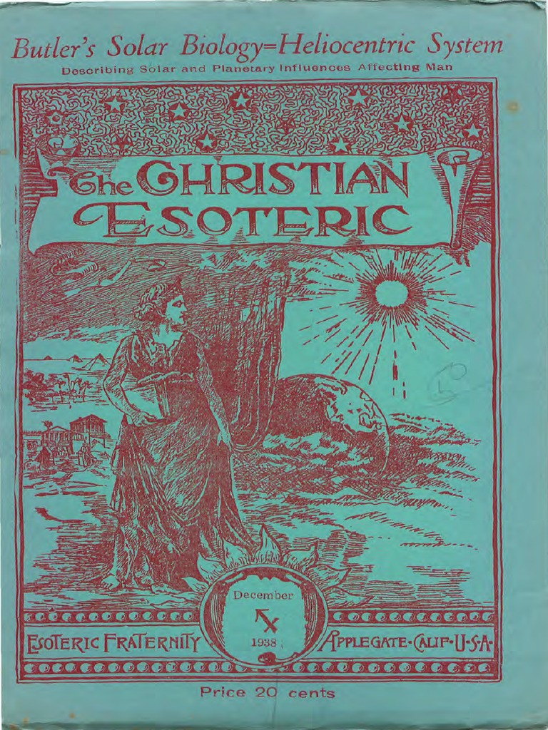 Christian Esoteric December 1938 | PDF | Sacrifice | Astrology