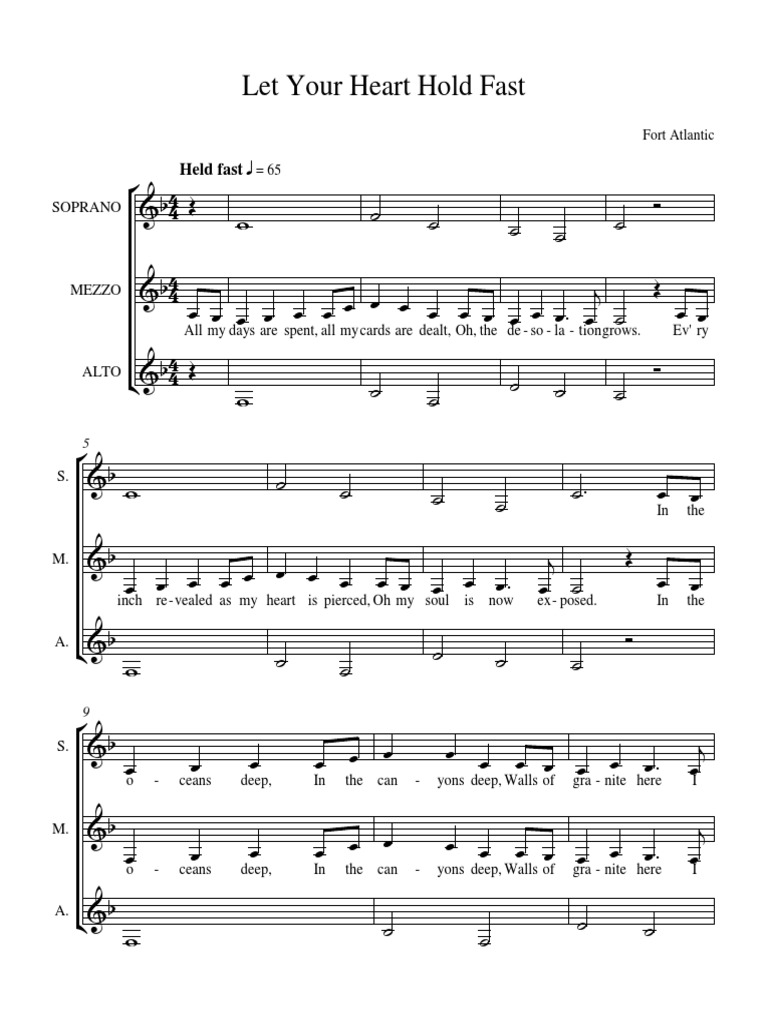 Let Your Heart Hold Fast Fort Atlantic PDF