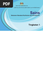 Download DSKP KSSM SAINS TINGKATAN 1pdf by ruzila SN318481616 doc pdf