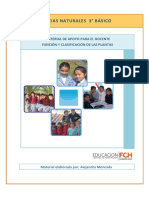 3ro Docente Funcion Clasificacion Plantas PDF