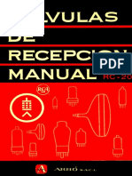 RCA 1960 RC-20 Valvulas de Recepcion Manual PDF
