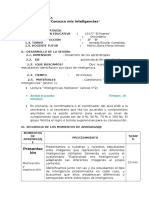 SESIÓN de Inteligencias Multiples