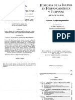 Paginas Historia de La Iglesua en Hispanoamerica y Filipinas Lectura 1