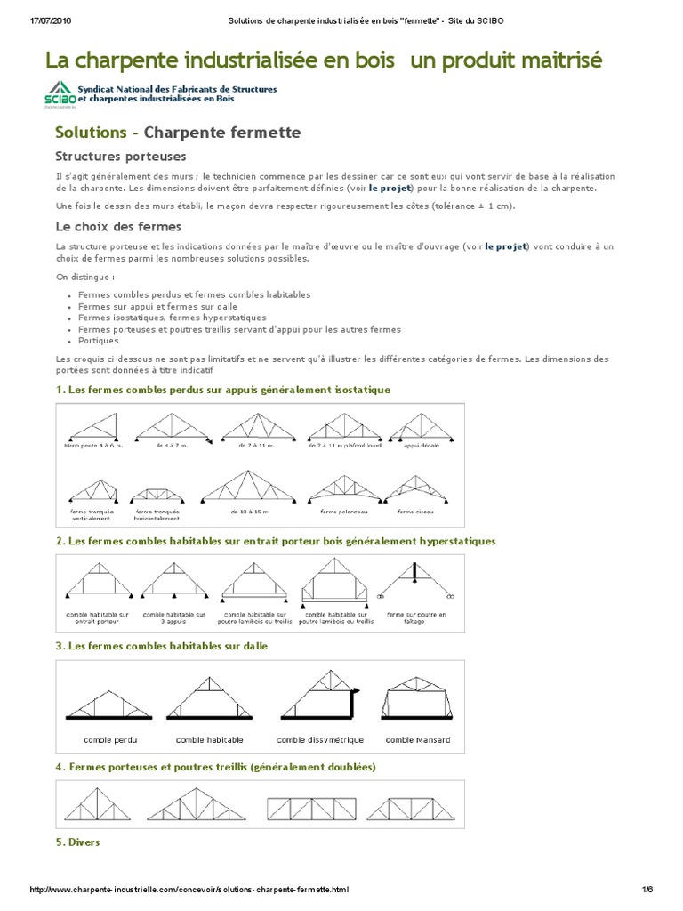 Solutions de Charpente Industrialisée en Bois - 121 PDF | PDF