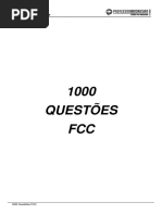 QUESTÕES FCC