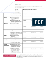 Effective Worker Assessment Sheet