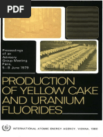 Download PRODUCTION OF YELLOW CAKE AND URANIUM FLUORIDES by Stefan Gherghina SN318490606 doc pdf