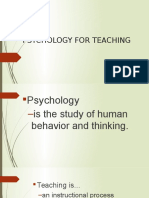 Psychology of Teaching