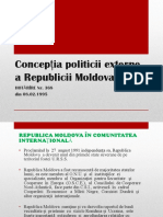 Concepția Politicii Externe a Republicii Moldova