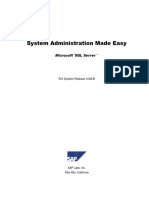 SAP System Administration Made Easy