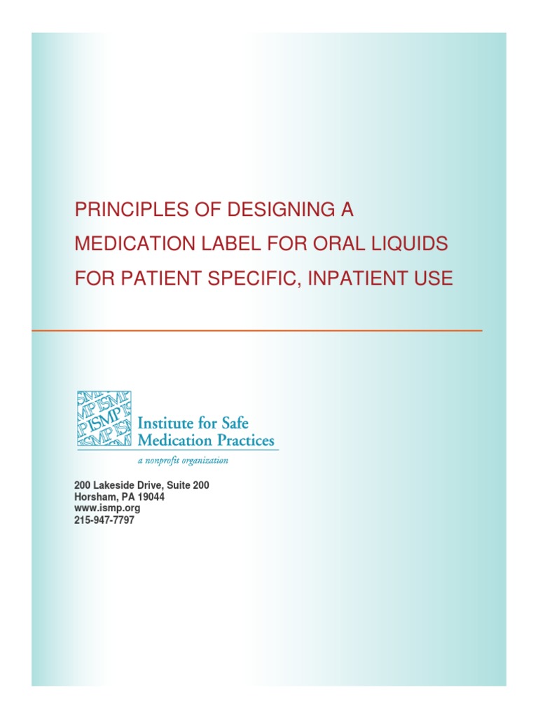Liquids Label | PDF | Generic Drug | Pharmacy