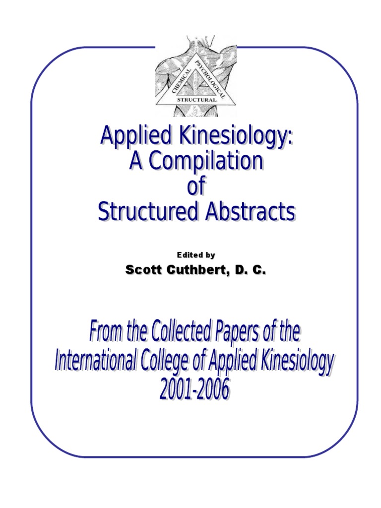 applied kinesiology research articles