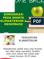 KomunikasiPadaWanitaKlimakterium&Menopause