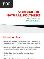 SEMINAR On Natural Polymers