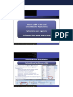 Tutorial de Macros y VBA en MS Excel (Ppt)