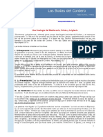 Las Bodas del Cordero: Una analogía del matrimonio, Cristo y la Iglesia