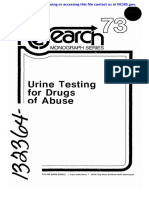 Urine Testing for Drugs of Abuse