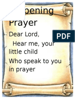 0pening Prayer