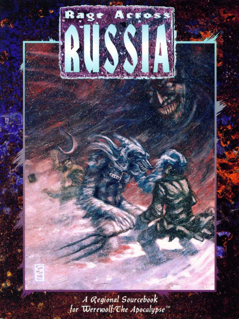 Livre De Règles "Werewolf: The Apocalypse - A World Of Rage" - White Wolf - Occasion Bon état