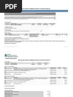 La Declaración Jurada de Michetti en 2014