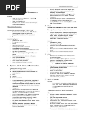 11 - Mental Status Examination