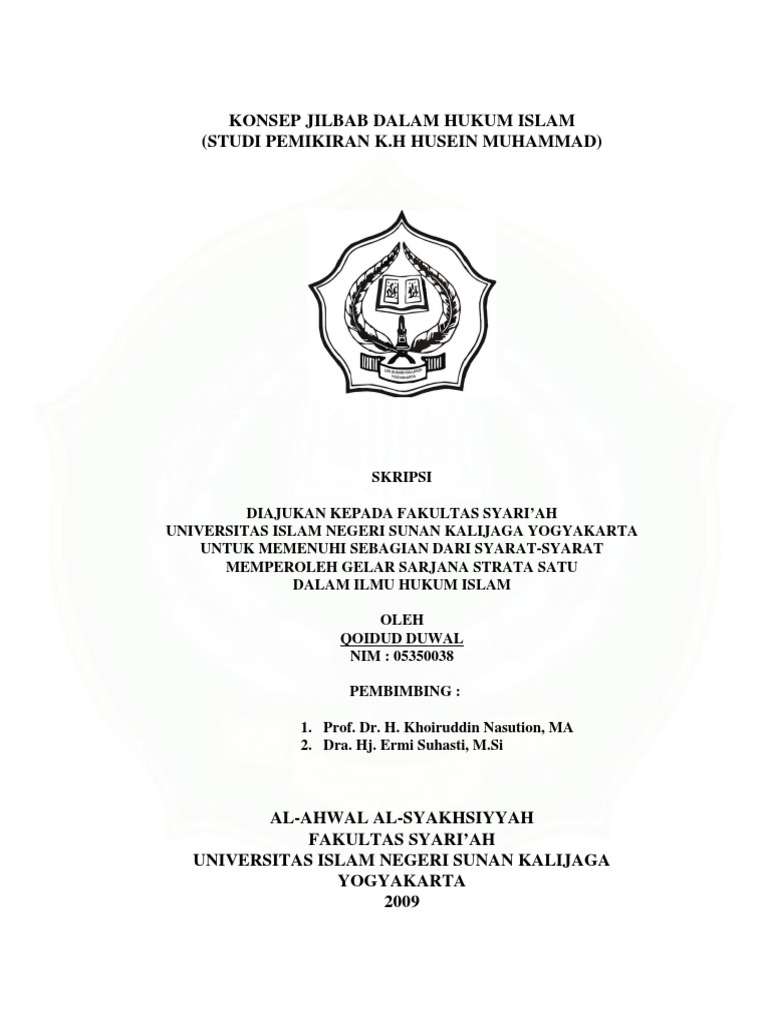Konsep Jilbab Dalam Hukum Islam