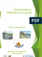 Major Environmental Problems of Ecuador