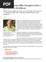 BROUGERE-Gilles_Entrevista Com GB Sobre o Aprendizado Do Brincar_Revista Nova Escola_2009