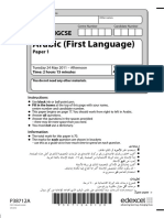 Arabic (First Language) : Edexcel IGCSE