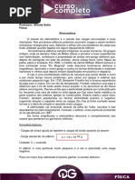 148577Aula 1 - C.C. - Fisica - Bruno Rinaldi - Eletrostatica