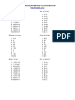 Conversion Worksheet