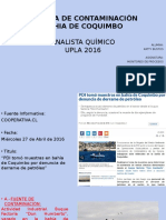 Noticia Contaminación en Coquimbo