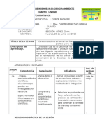 Sesión de CIENCIA AMBIENTE 