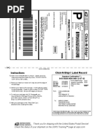 USPS Monday DELIVERY CONFIRMATION and Invoice To Secretary of Defense Ash Carter For Victimization of U.S. Sponsored Torture Program July 15, 2016