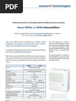 MeasurIT Amcor Dehumidifiers D850 D950 0911