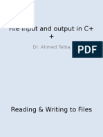 C++ File Input/Output