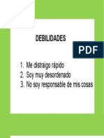 Debilidades