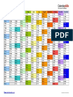 Calendar 2015 Landscape in Colour