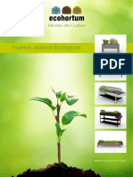 CATALOGO ECOHORTUM Mesas Cultivo Huertos Urbanos