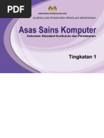 DSKP KSSM TINGKATAN 2 ASAS SAINS KOMPUTER DSKP KSSM TINGKATAN 2 ASAS SAINS KOMPUTER
