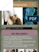 Chiropractor: The Profession