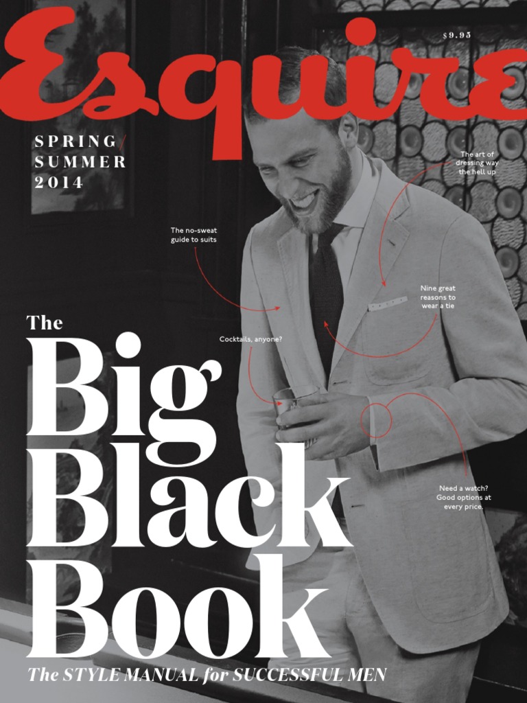l.l.bean トートバッグ Esquire S Big Black Book Spring Summer 2014 | PDF | Suit