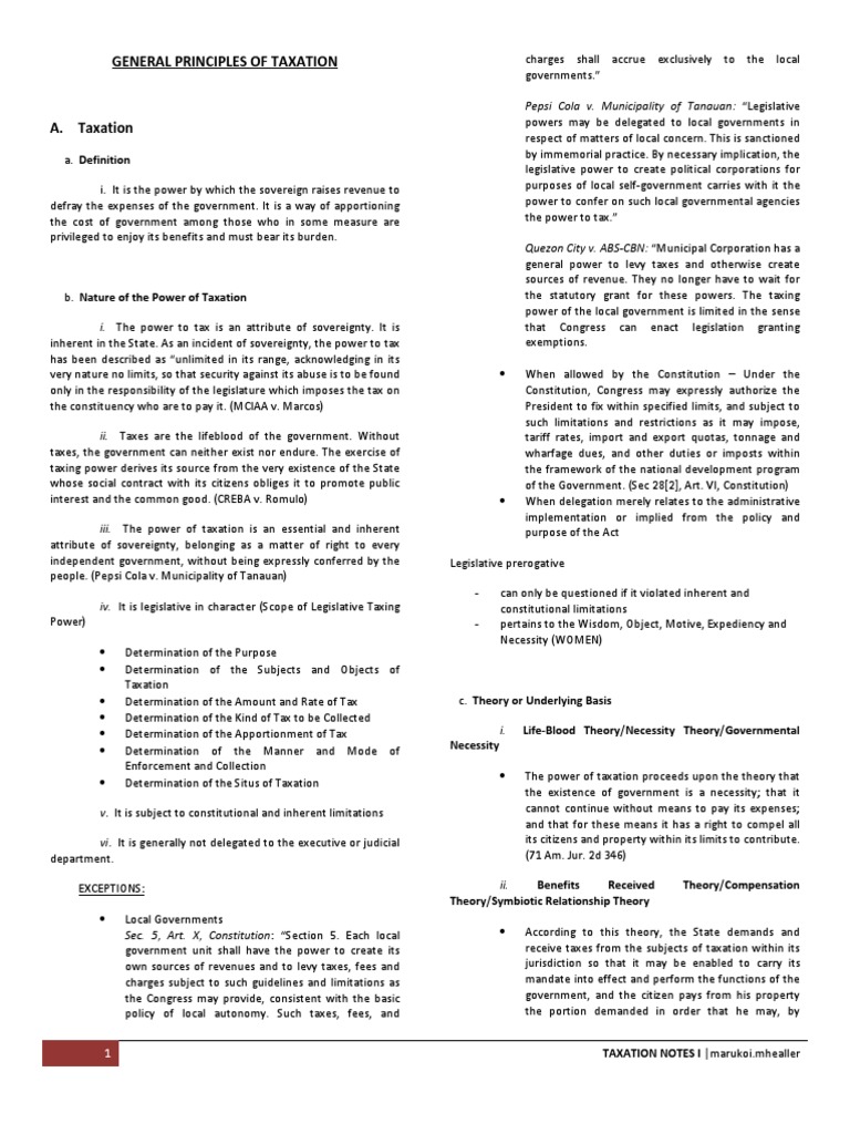 GENERAL_PRINCIPLES_OF_TAXATION.pdf Double Taxation Tax Exemption