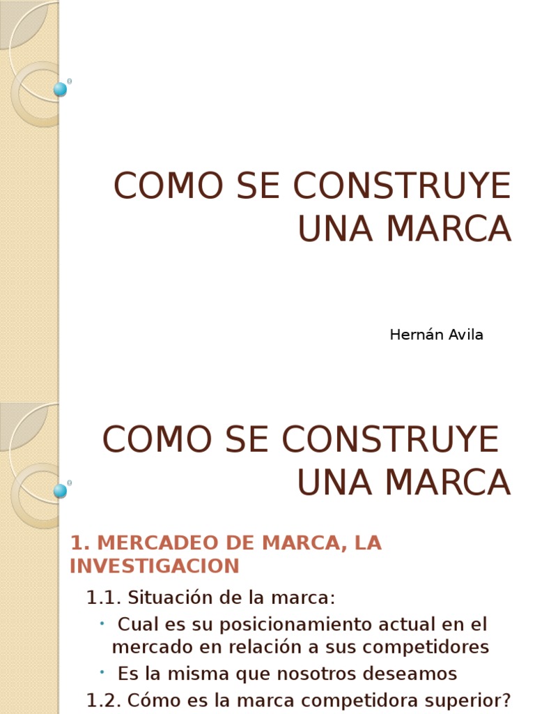 V. - HERNÁN ÁVILA-Cómo Se Construye Una Marca-Rueda de La Marca | PDF
