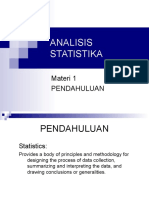 ANALISIS STATISTIKA Materi1