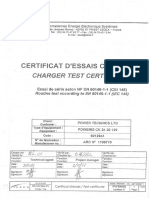 Charger Test Certificate
