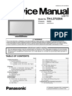 Panasonic Th-L37u20a Chassis Km09