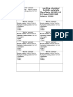 Manuf - Date: 14/06/2015 EXP - Date:13/06/2018 Potency: 22680: Working Standard Colistin Sulphate